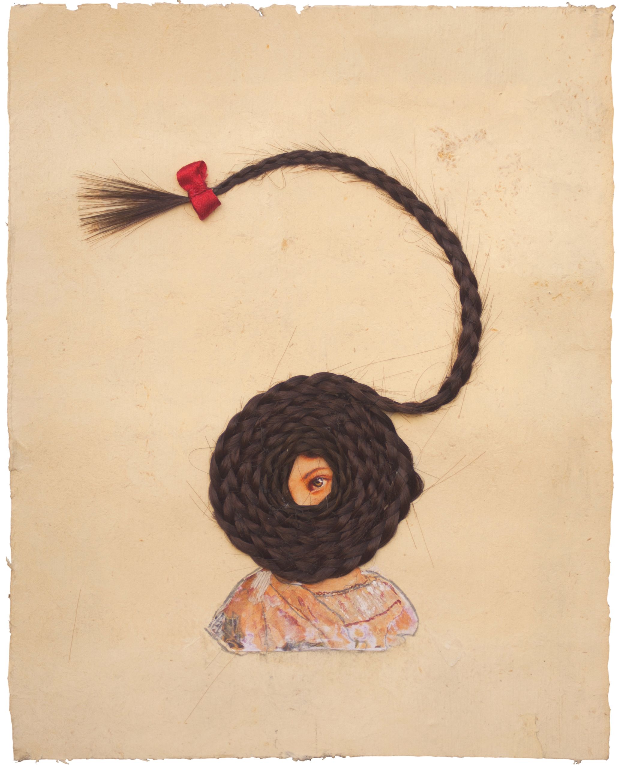 Yo soy - yos oY # 8, 2018/ collage/ 30 x 24 cm.