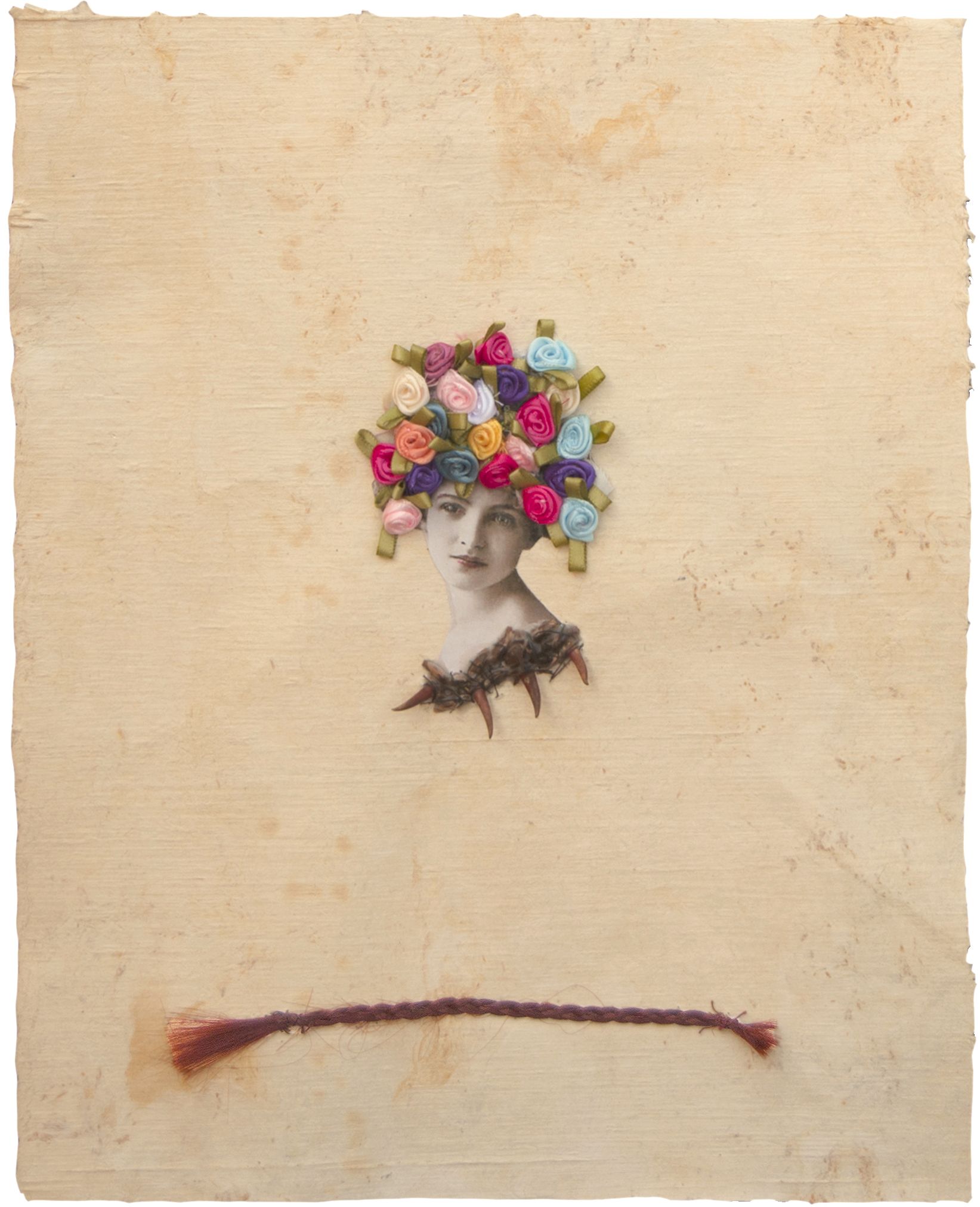 Yo soy - yos oY # 7, 2018/ collage/ 30 x 24 cm.